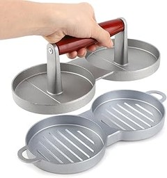 ¿Deberías comprar un molde para hamburguesas dobles?
