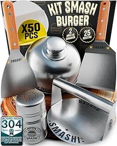 Encuentra las mejores ofertas de prensas smash burger con mango de madera