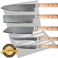 Cuchillos de acero Damasco: ¿son adecuados para principiantes en cocina?