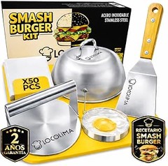Descubre las ventajas de usar una prensa smash burger con mango metálico