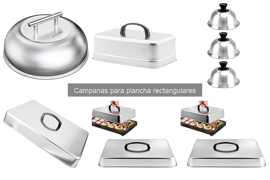Accesorios esenciales para campanas de plancha rectangular