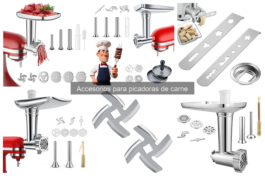 Accesorios esenciales para picadoras de carne en casa