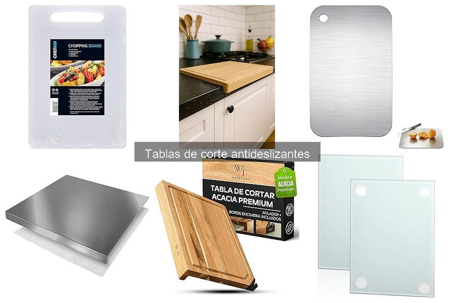 Accesorios Esenciales para Tablas de Corte Antideslizantes
