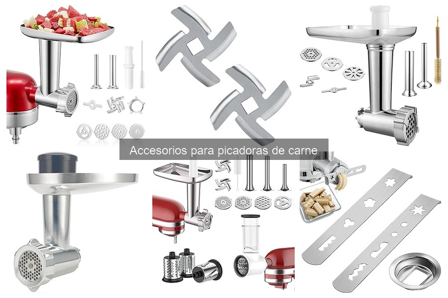 Accesorios imprescindibles para picadoras de carne en casa