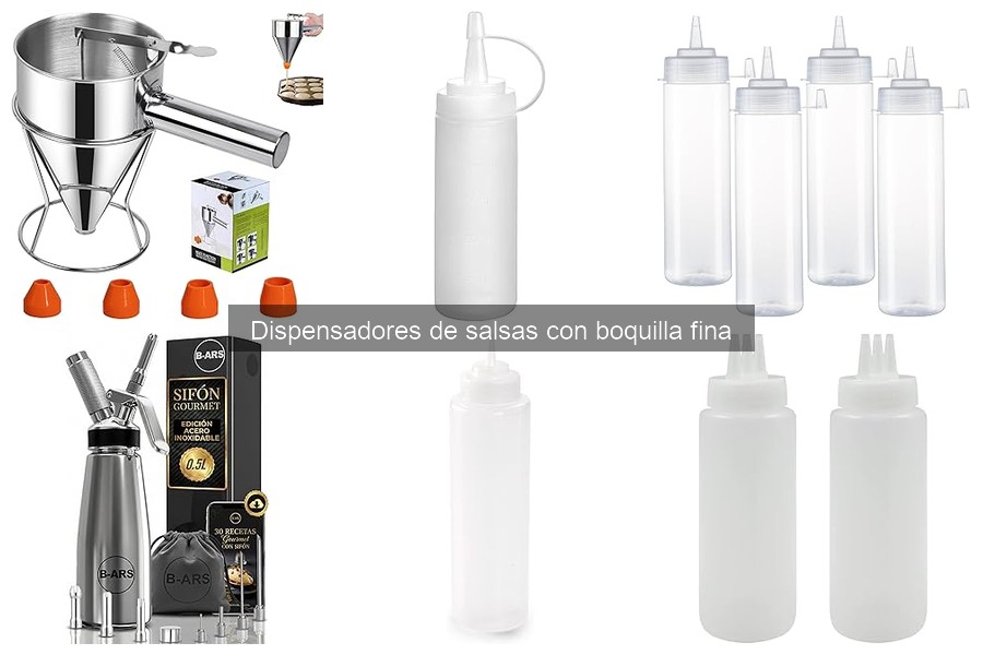 Alternativas a Dispensadores de Salsas con Boquilla Fina