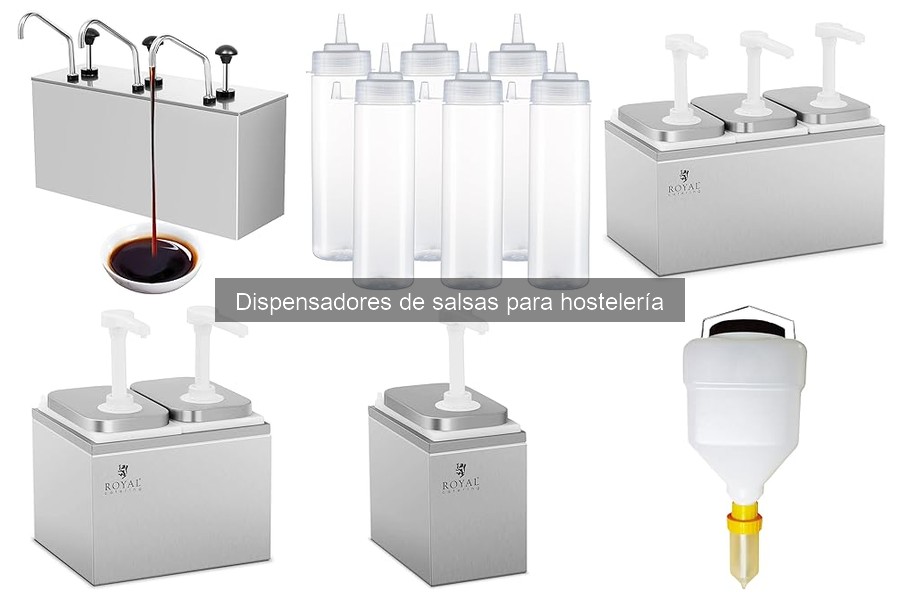 Alternativas a dispensadores de salsas para hostelería