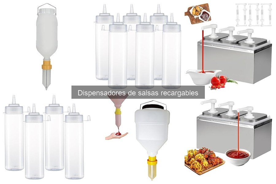 Alternativas a dispensadores de salsas recargables