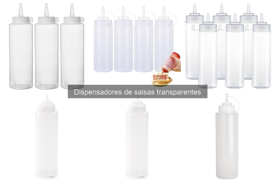 Alternativas a dispensadores de salsas transparentes
