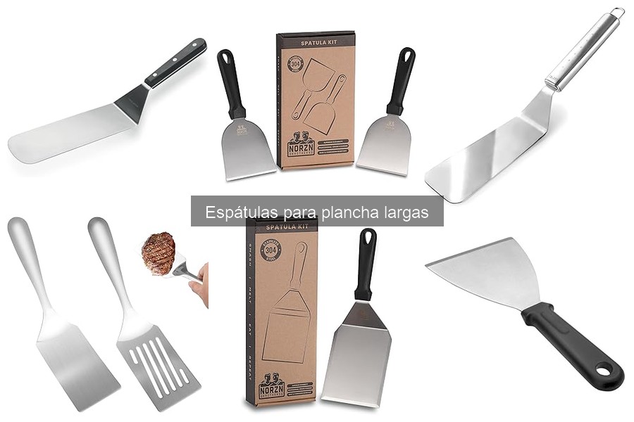 Alternativas a Espátulas Largas para Cocinar en Plancha