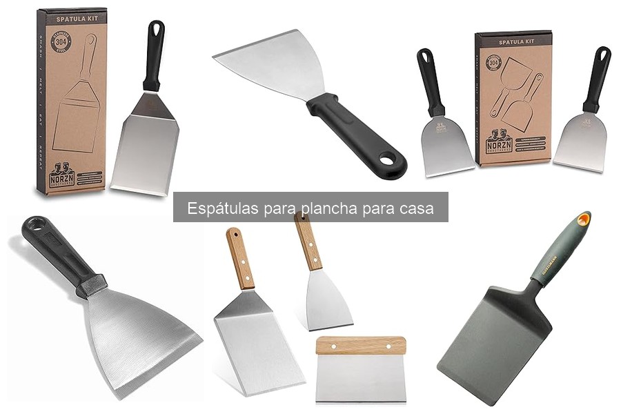 Alternativas a espátulas para plancha en casa