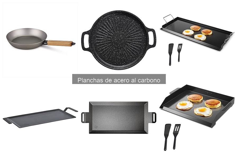 Alternativas a la plancha de acero al carbono para cocinar