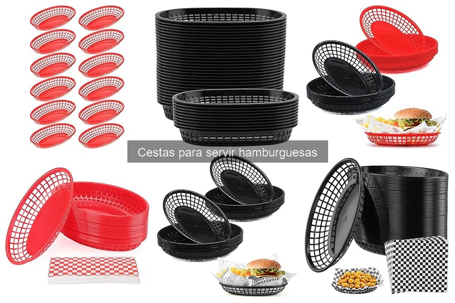 Alternativas a las cestas para hamburguesas: ¡Descubre opciones!