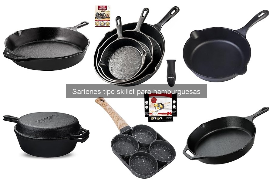 Alternativas a las sartenes skillet para hacer hamburguesas