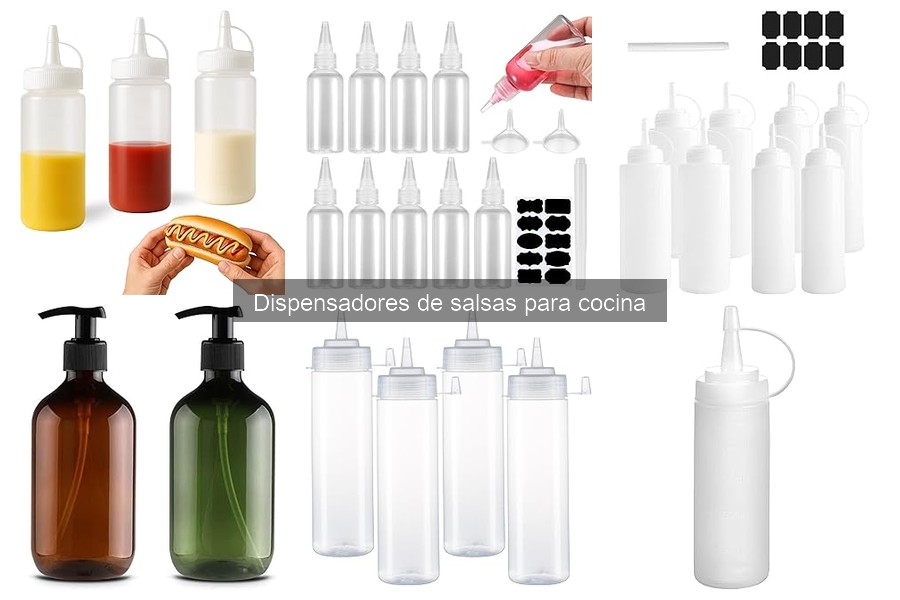 Alternativas a los dispensadores de salsas en cocina