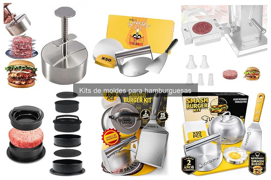 Alternativas a los kits de moldes para hamburguesas