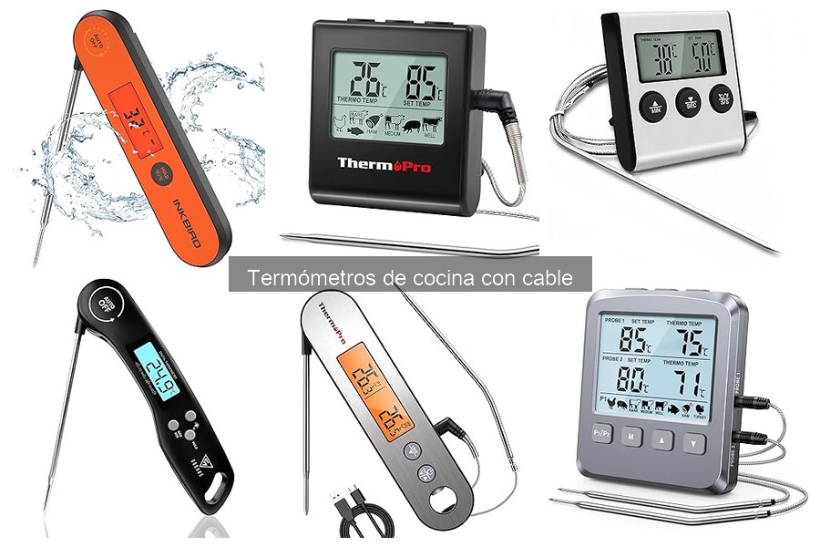 Alternativas a los termómetros de cocina con cable