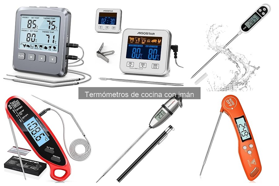 Alternativas a los termómetros de cocina con imán