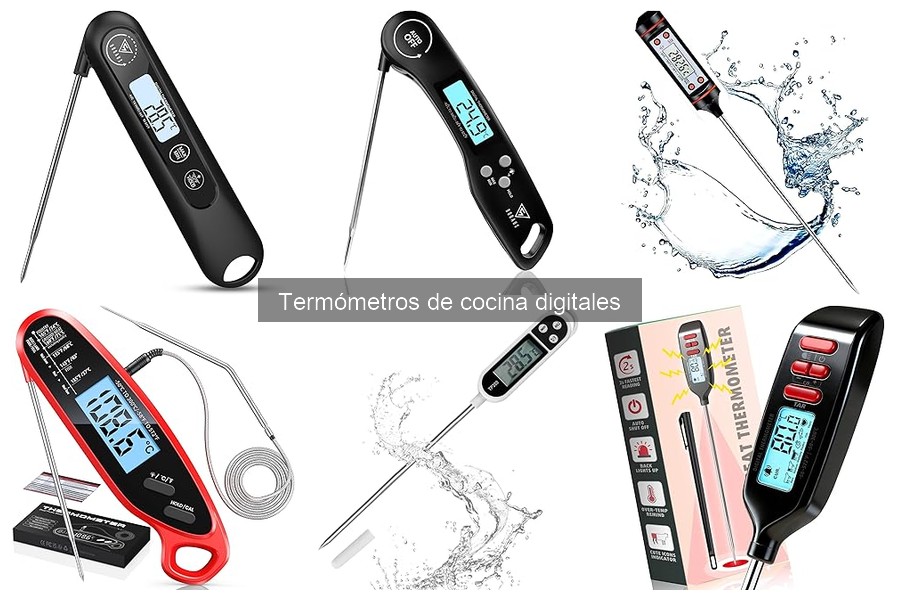 Alternativas a los termómetros de cocina digitales
