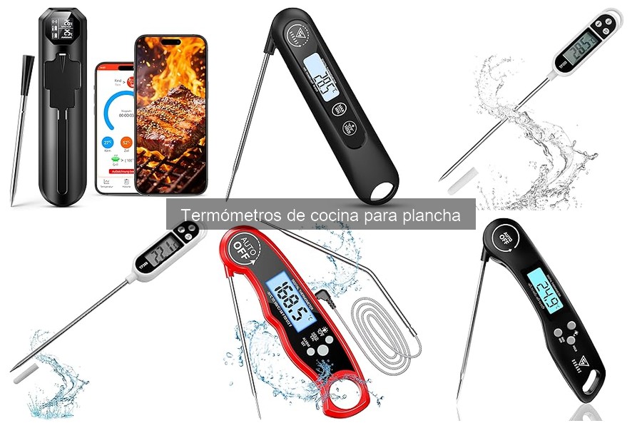 Alternativas a los termómetros de cocina para plancha