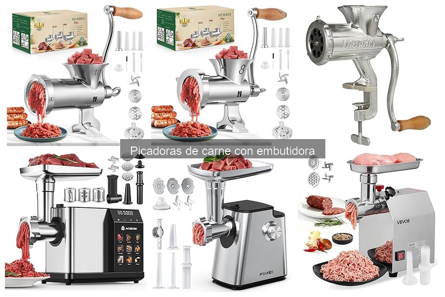 Alternativas a Picadoras de Carne con Embutidora
