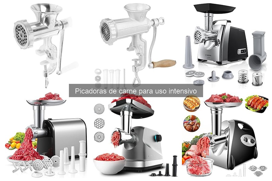 Alternativas a Picadoras de Carne para Uso Intensivo