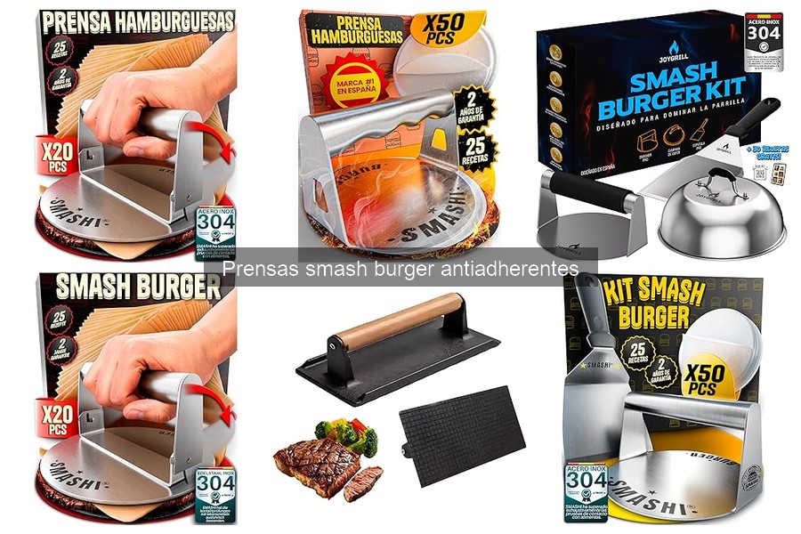 Alternativas a Prensas Smash Burger Antiadherentes