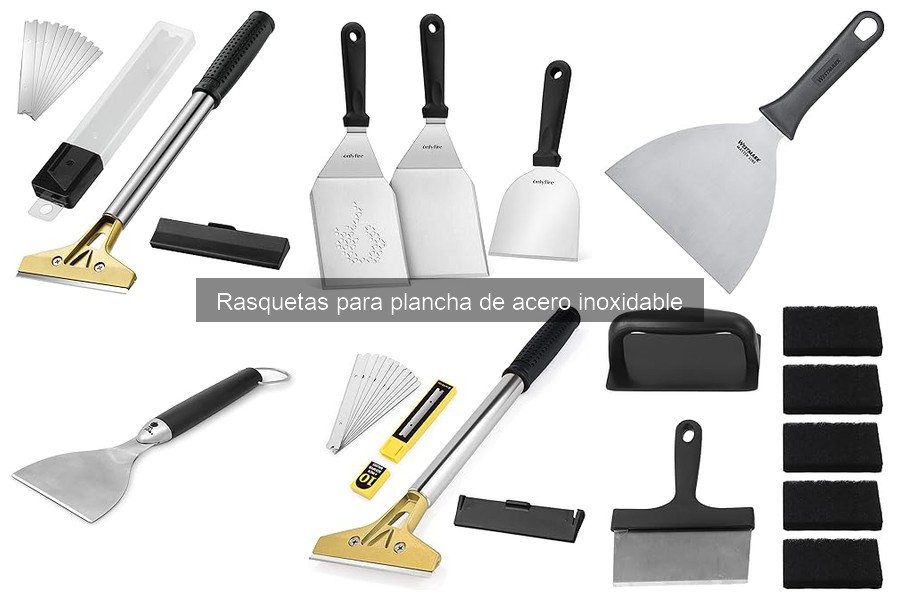 Alternativas a Rasquetas de Acero Inoxidable para Plancha