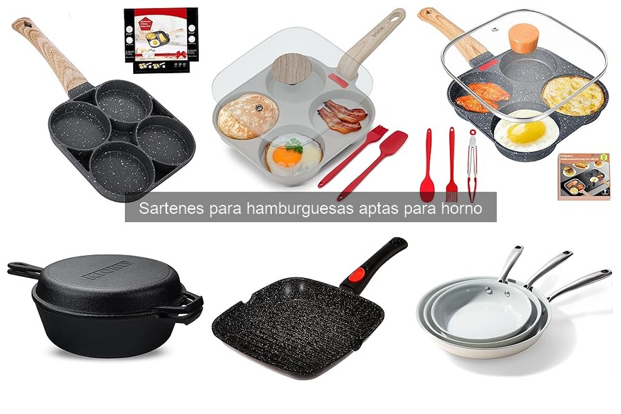 Alternativas a Sartenes para Hamburguesas Aptas para Horno
