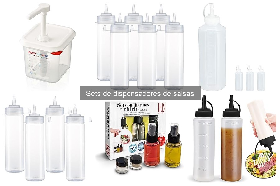 Alternativas a Sets de Dispensadores de Salsas para Cocinar