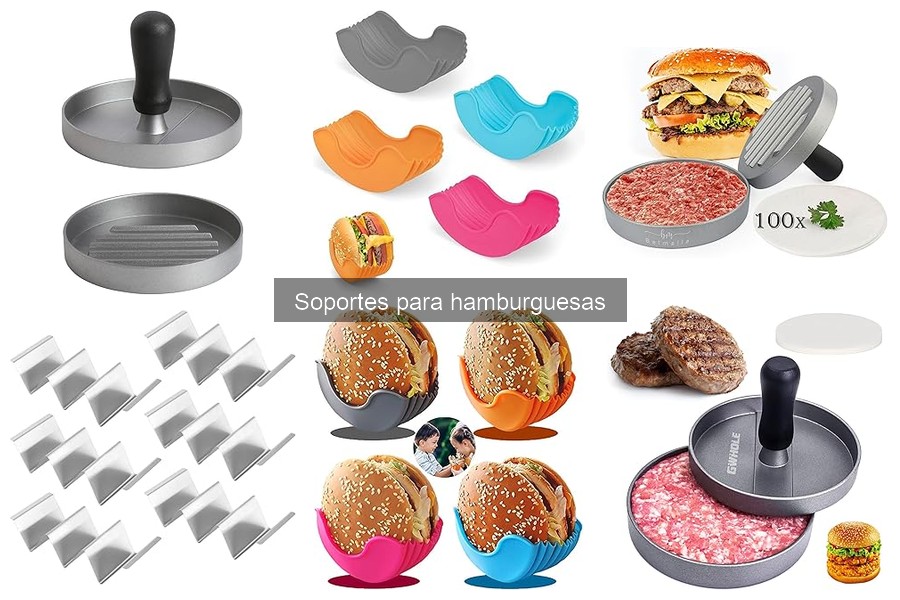 Alternativas a Soportes para Hamburguesas en Casa
