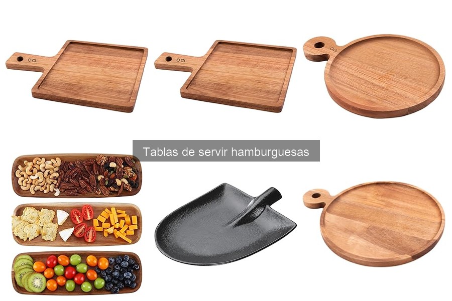 Alternativas a tablas de servir hamburguesas para tu mesa