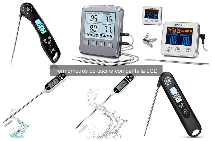 Alternativas a termómetros de cocina con pantalla LCD