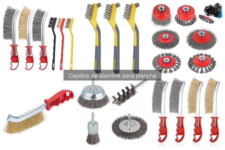Alternativas al cepillo de alambre para limpiar planchas