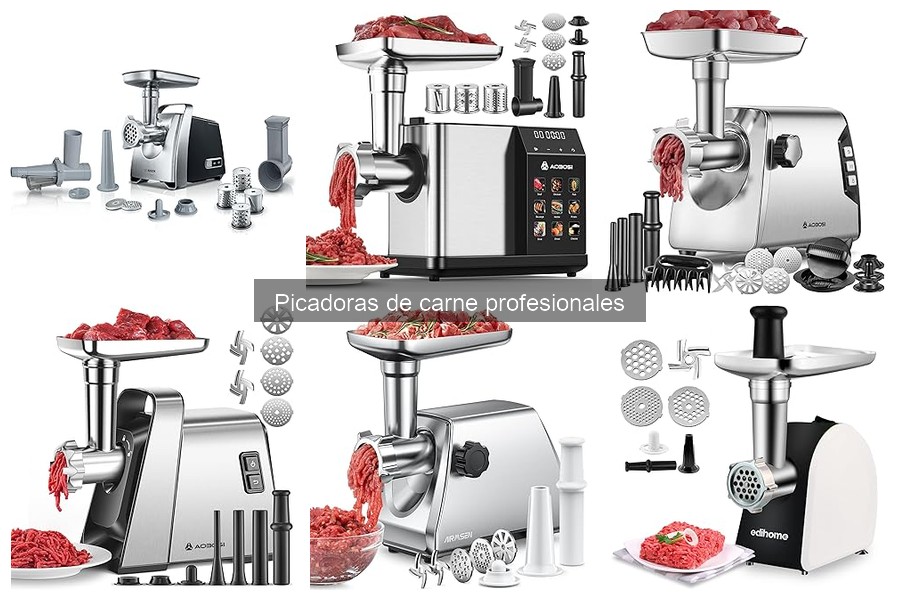 Alternativas caseras a picadoras de carne profesionales