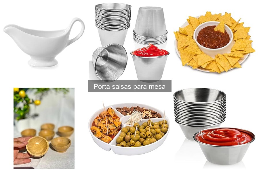 Alternativas creativas al porta salsas tradicional