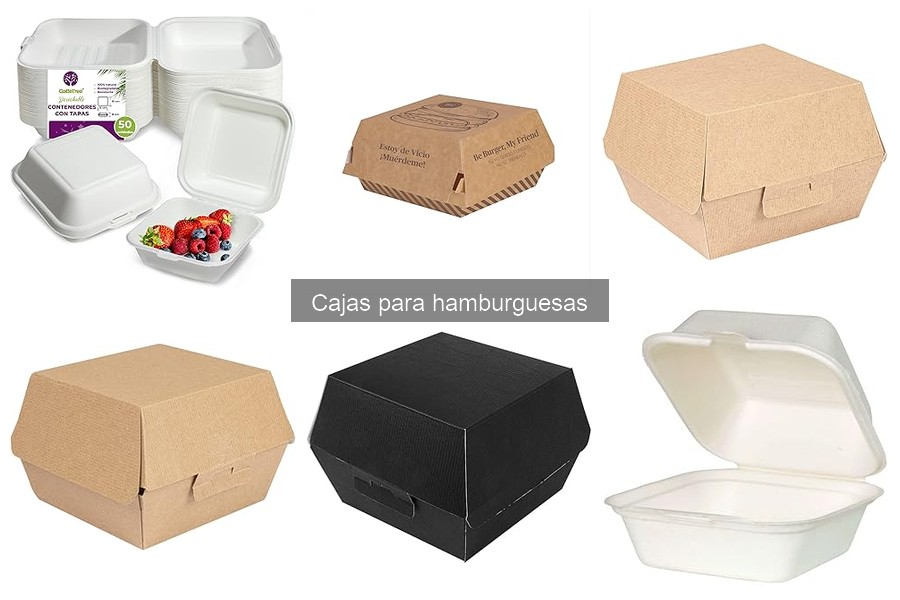 Alternativas sostenibles a las cajas para hamburguesas desechables