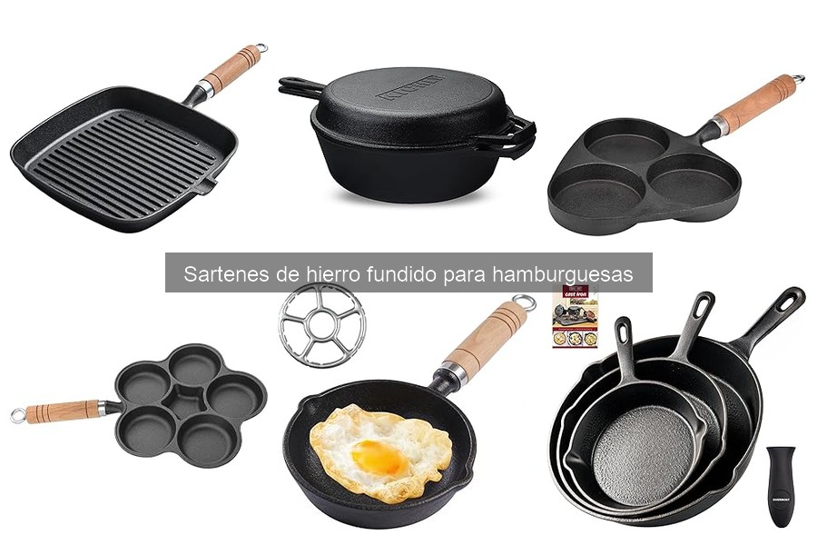 Beneficios de las sartenes de hierro fundido para hamburguesas