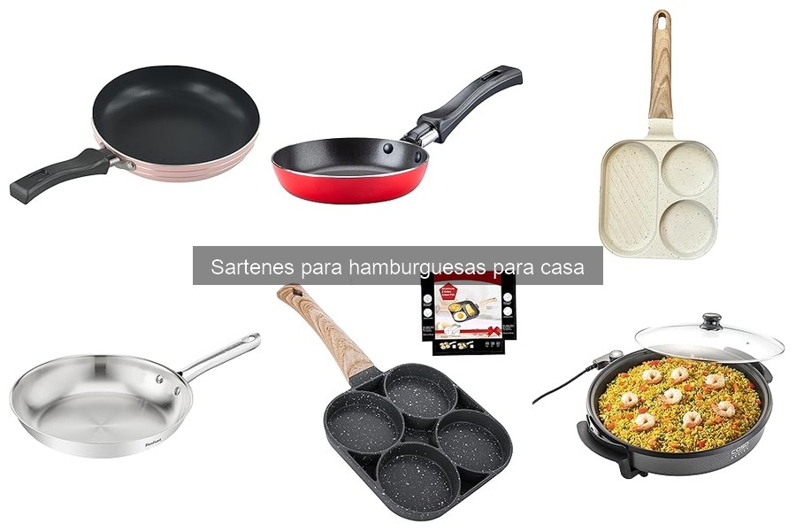 Beneficios de usar sartenes para hamburguesas en casa