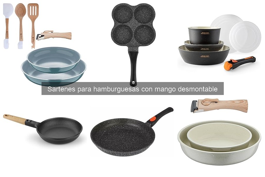 Características clave de sartenes para hamburguesas desmontables