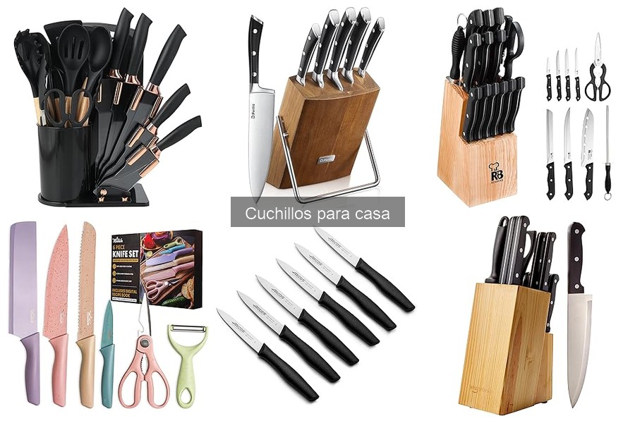 Cómo afilar y mantener cuchillos de cocina adecuadamente