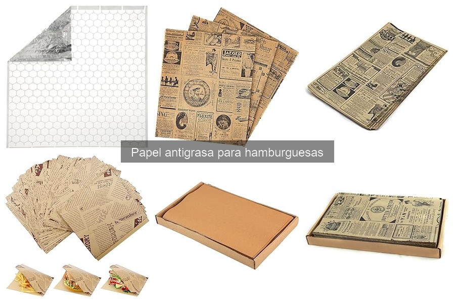 Cómo almacenar correctamente el papel antigrasa para hamburguesas