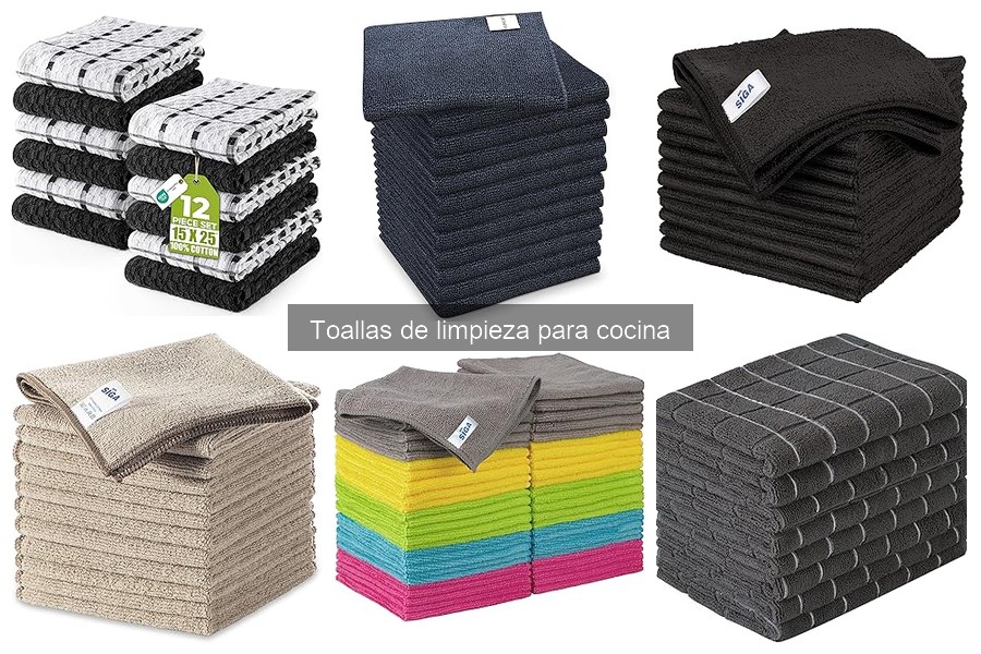 Cómo Cuidar y Lavar Toallas de Limpieza para Cocina