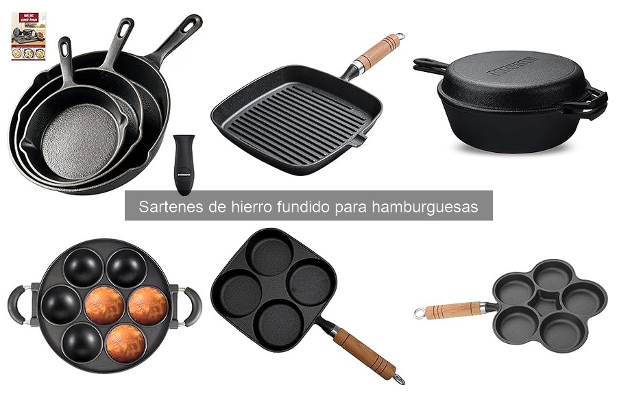 Cómo curar una sartén de hierro fundido para hamburguesas