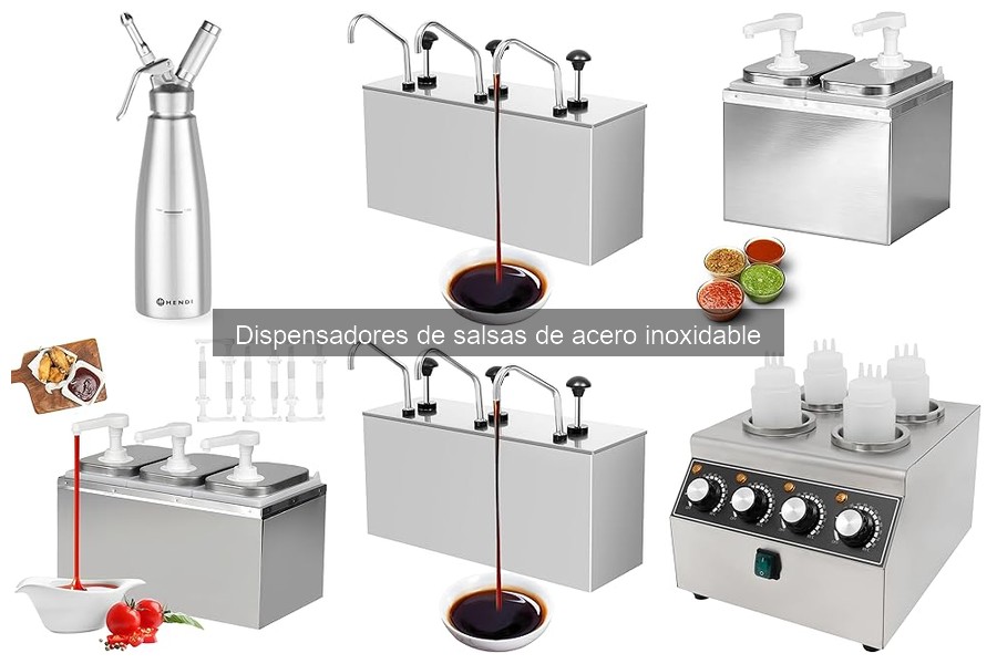 Cómo desinfectar dispensadores de salsas de acero inoxidable