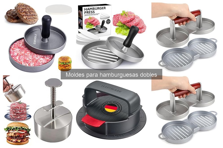Cómo elegir el mejor molde para hamburguesas dobles