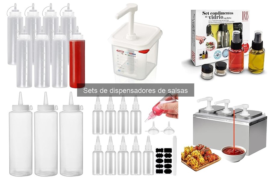Cómo elegir el mejor set de dispensadores de salsas