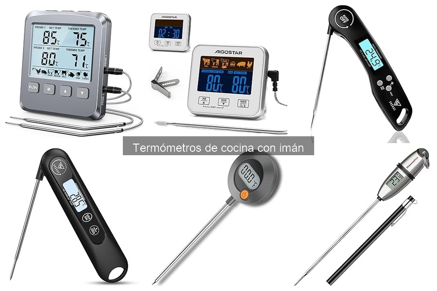 Cómo elegir el mejor termómetro de cocina con imán