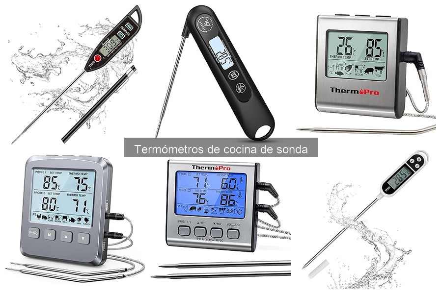 Cómo elegir el mejor termómetro de cocina de sonda