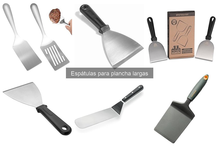 Cómo elegir la mejor espátula larga para tu plancha