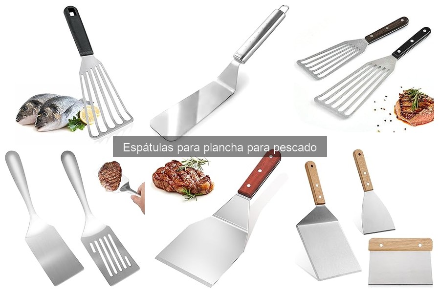 Cómo elegir la mejor espátula para plancha de pescado